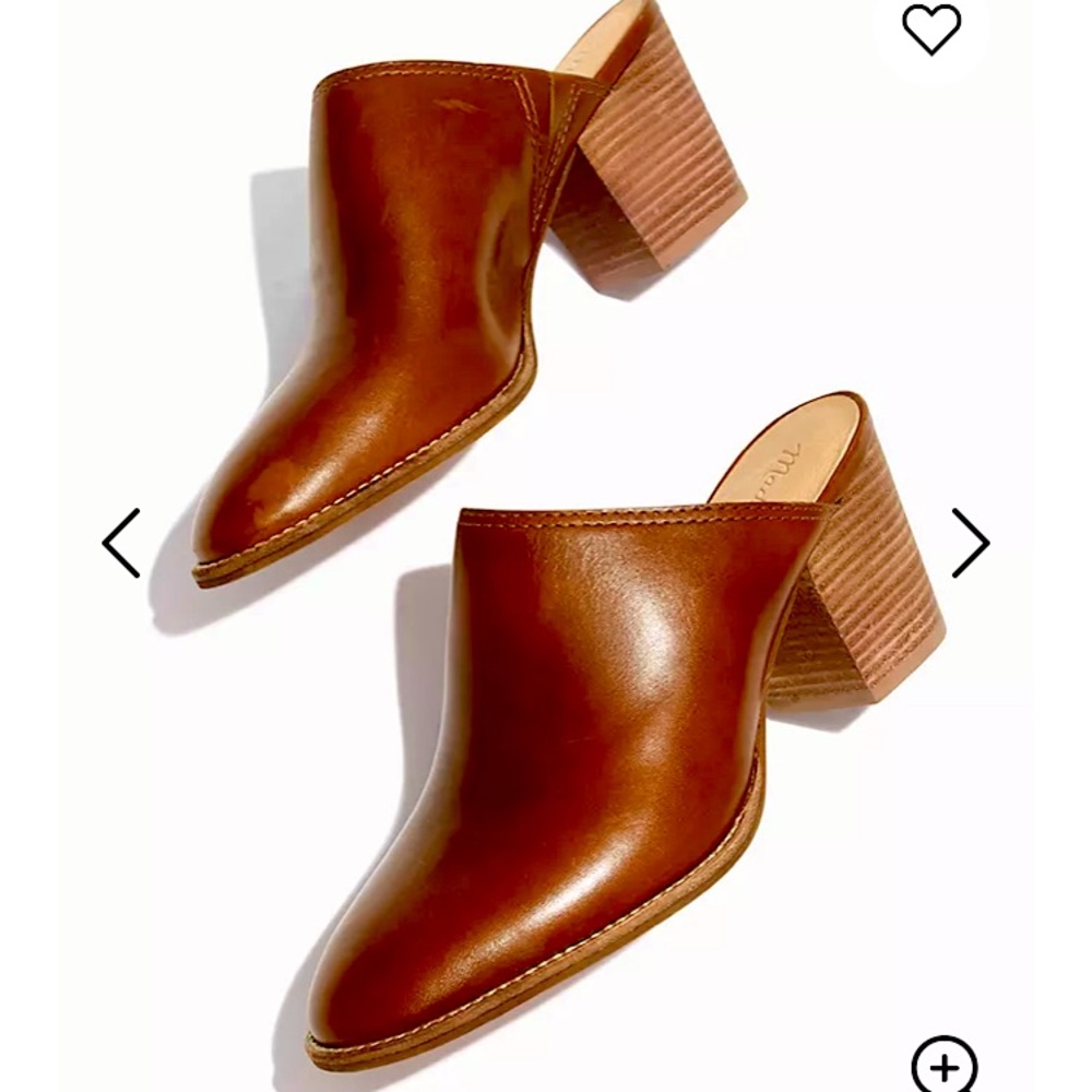 Madewell Harper Mule in Saddle